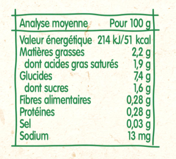 Blédina - Brassés 100% Végétal - Lait de Coco Mangue - Dès 6 Mois - 24x95g